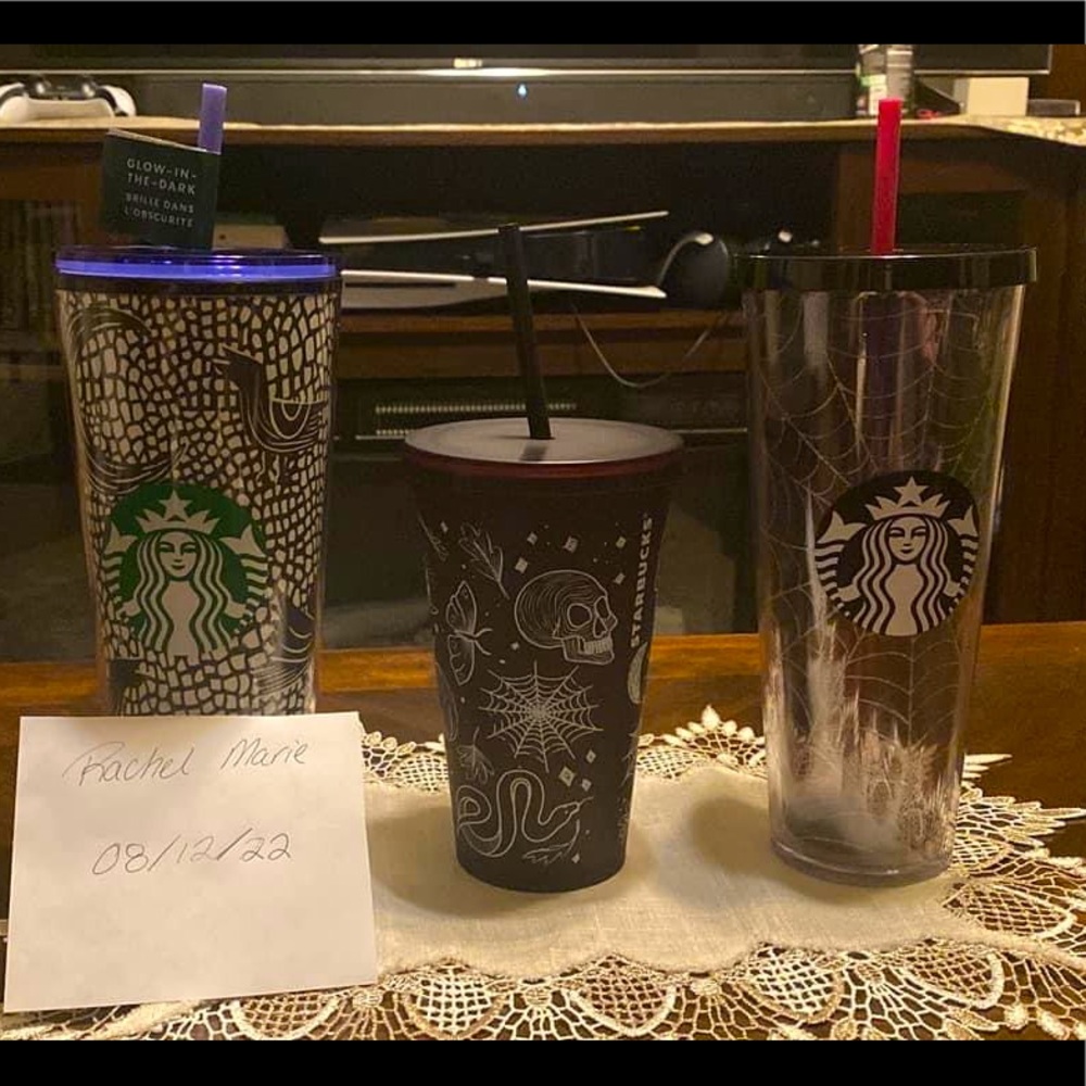 Starbucks Halloween tumblers 2019, 2020, 2021